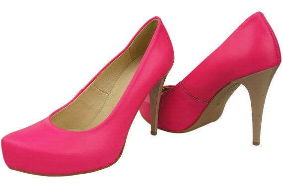 Women's shoes Pumps High heels natural leather 205 ElitaBut