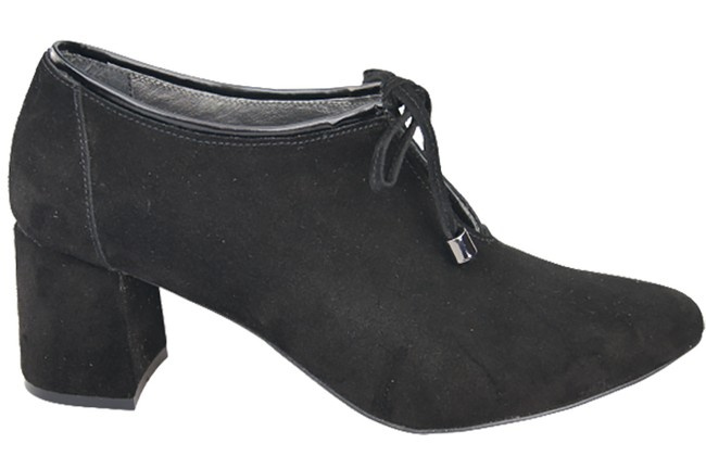 Women's shoes Low shoes Natural leather velor 183 ElitaBut