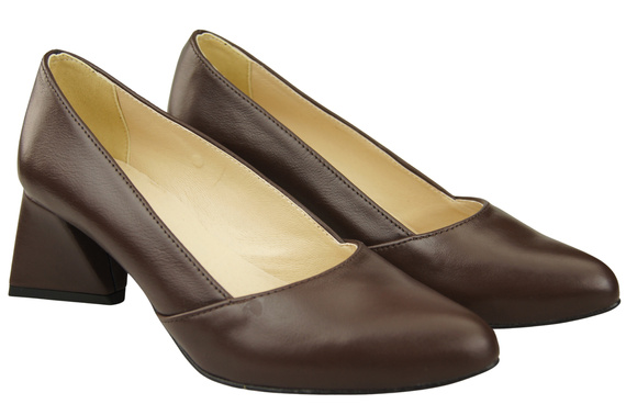 Women’s Pumps Genuine Leather Pointed Toe Heel ElitaBut 221