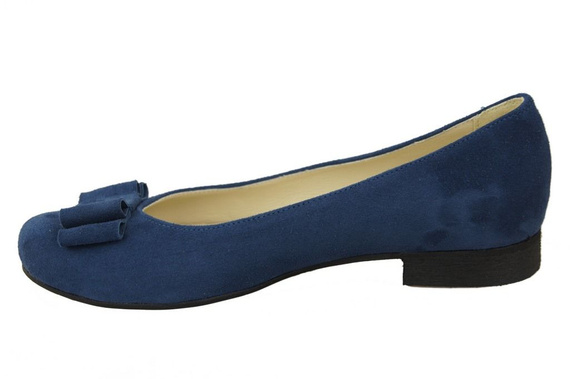 Women's Shoes Ballerinas natural leather Suede 126 ElitaBut