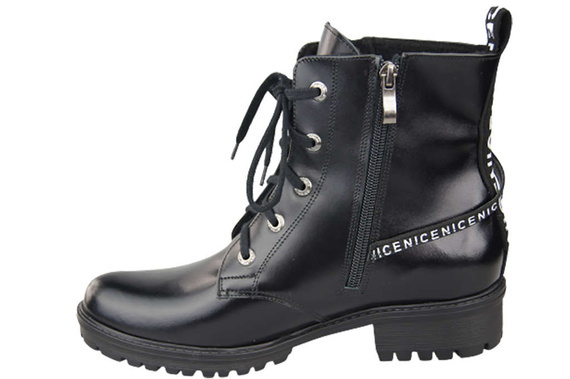 Footwear Boots Women's boots with the inscription NICE Natural Leather 173 L ElitaBut