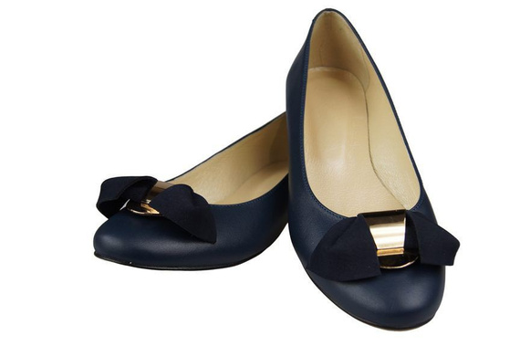 Women's Ballerinas Shoes Natural Leather 894 ElitaBut