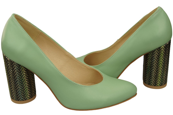 Women's shoes Pumps Natural leather 194 ElitaBut