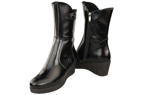 Shoes Women's Wedge Boots Natural leather 178 ElitaBut