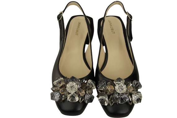 Women's Shoes Sandals with Crystals Natural Leather 215 ElitaBut