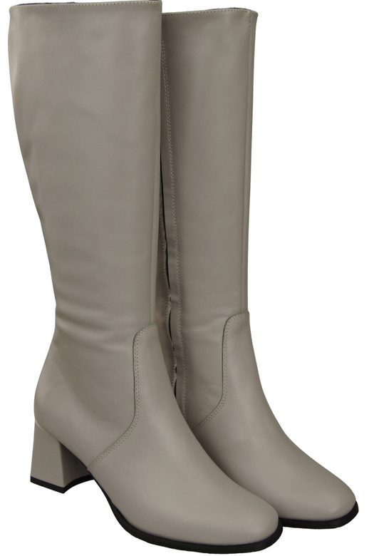 Comfortable Footwear Women's Boots Low Heel Natural Leather 212 ElitaBut