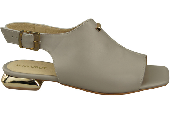 Comfortable Women's Shoes Sandals Flat Gold Heel Natural Leather 207 ElitaBut