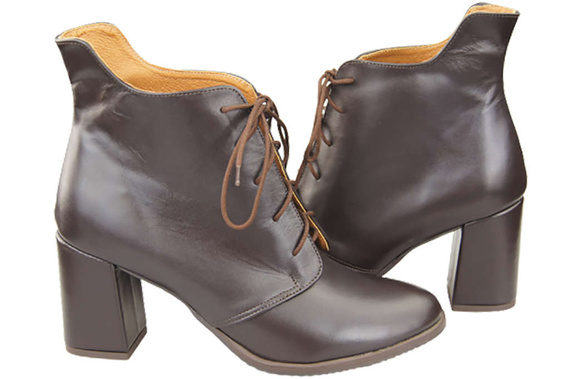 Shoes Boots for women Lace-up Winter natural leather 174 Z ElitaBut