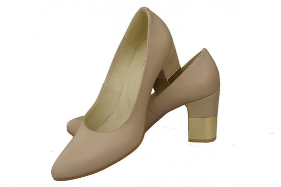 Women's shoes Pumps Natural leather 144 ElitaBut