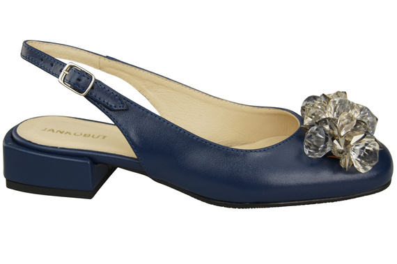 Women's Shoes Sandals with Crystals Natural Leather 215 ElitaBut