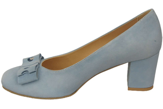 Women's shoes Pumps Natural leather suede 163 ElitaBut