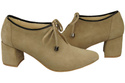 Women's shoes Low shoes Natural leather velor 183 ElitaBut