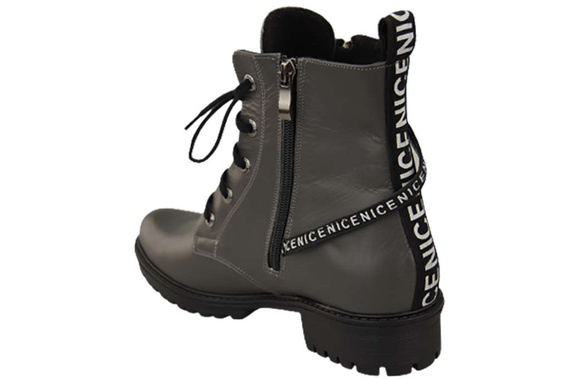 Footwear Boots Women's boots with the inscription NICE Natural Leather 173 L ElitaBut