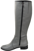 Women’s  leather boots, lined officer boots, flat 225 ElitaBut