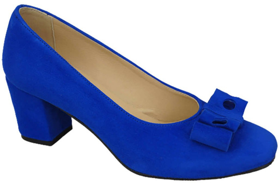 Women's shoes Pumps Natural leather suede 163 ElitaBut