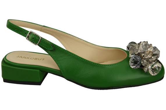 Women's Shoes Sandals with Crystals Natural Leather 215 ElitaBut