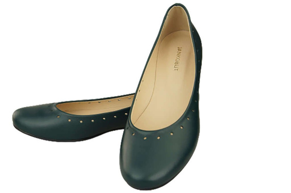 Women's Shoes Comfortable Ballerinas Natural Leather 162 ElitaBut