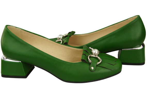 Women's shoes Pumps Natural leather 195 ElitaBut