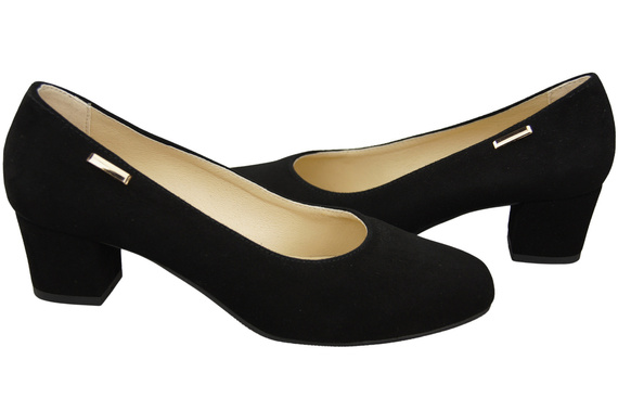 Comfortable Women's Shoes Pumps Natural Suede Leather 172 Z ElitaBut