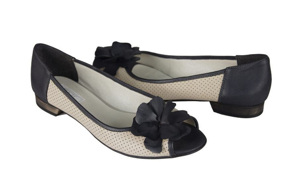 Women's Ballerinas Shoes Natural Leather 710 ElitaBut