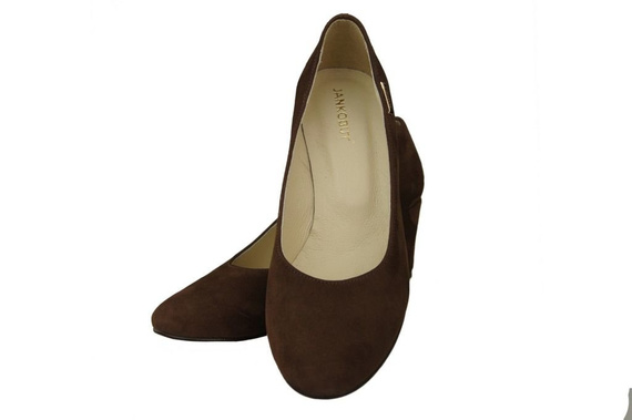 Women's Shoes Pumps Natural Leather Suede 125 ElitaBut