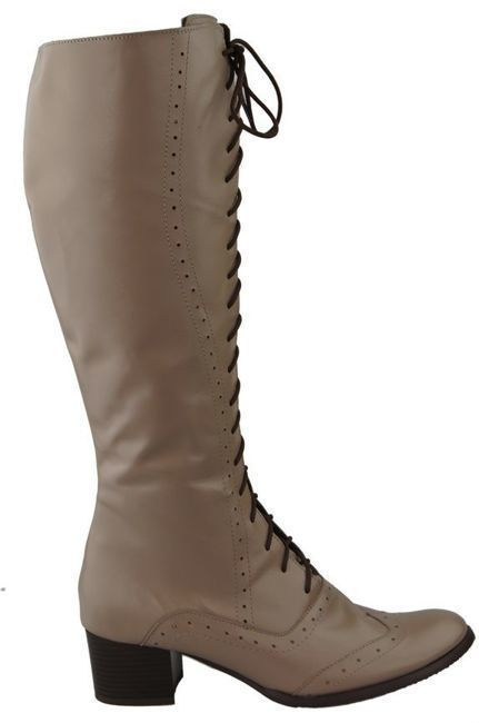 Shoes Women's boots Lace-up natural leather 595 ElitaBut