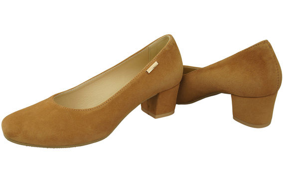 Comfortable Women's Shoes Pumps Natural Suede Leather 172 Z ElitaBut