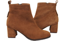 Women’s ankle boots in genuine suede leather, stable block heel, with zipper – 224 ElitaBut
