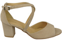 Women's shoes Sandals natural leather Suede 111 ElitaBut