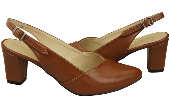 Women's Shoes High Heel Sandals Natural Leather 217 ElitaBut