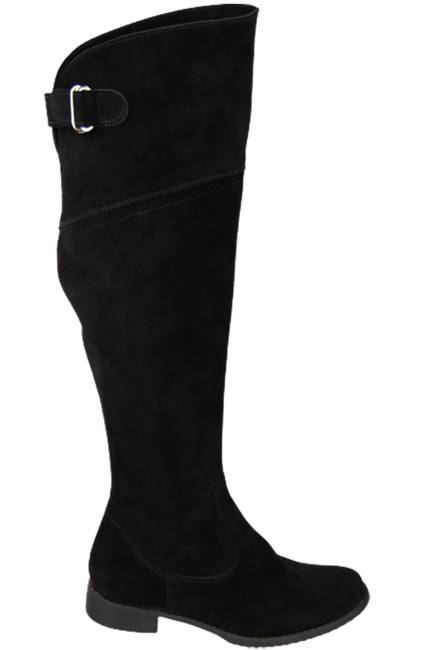 Shoes Boots Women Boots Over-the-knee boots Over-the-knee natural leather Velor 154 ElitaBut
