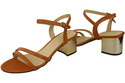 Women's Shoes Sandals Natural Leather 197 ElitaBut
