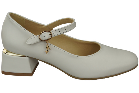 Women's shoes Pumps with a strap, natural leather 202 ElitaBut