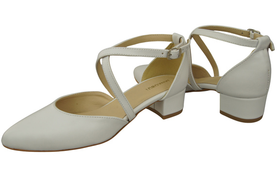 Women’s Leather Sandals with Straps Low Heel 223 ElitaBut