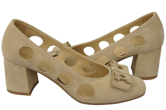 Women's shoes Pumps Natural leather suede 182 ElitaBut