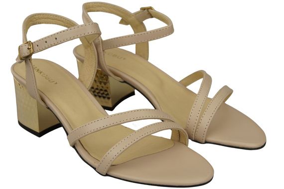 Women's Shoes Sandals Natural Leather 197 ElitaBut