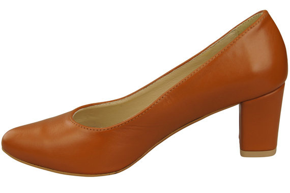 Classic Smooth Pumps Shoes Women's Black Natural Leather 213 ElitaBut