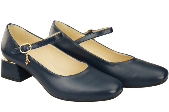 Women's shoes Pumps with a strap, natural leather 202 ElitaBut