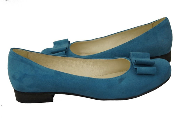 Women's Shoes Ballerinas natural leather Suede 126 ElitaBut