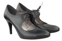 Women's shoes Natural leather black 553 ElitaBut