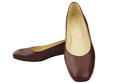 Comfortable Women's Shoes Flat Pumps, Natural Leather 204 ElitaBut