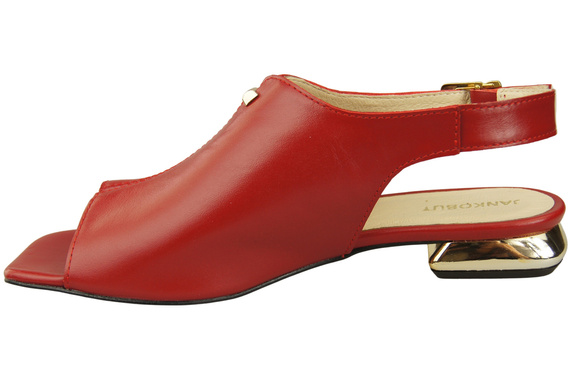 Comfortable Women's Shoes Sandals Flat Gold Heel Natural Leather 207 ElitaBut