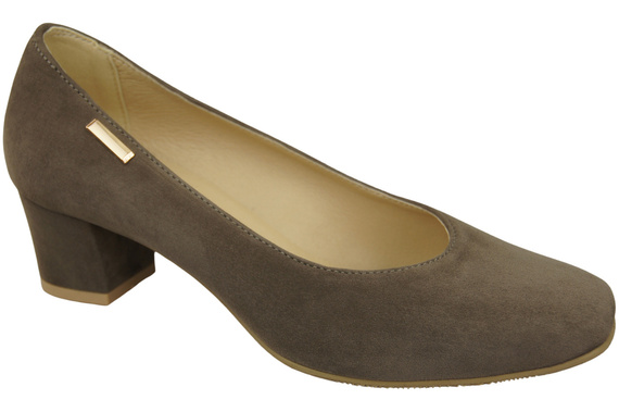 Comfortable Women's Shoes Pumps Natural Suede Leather 172 Z ElitaBut