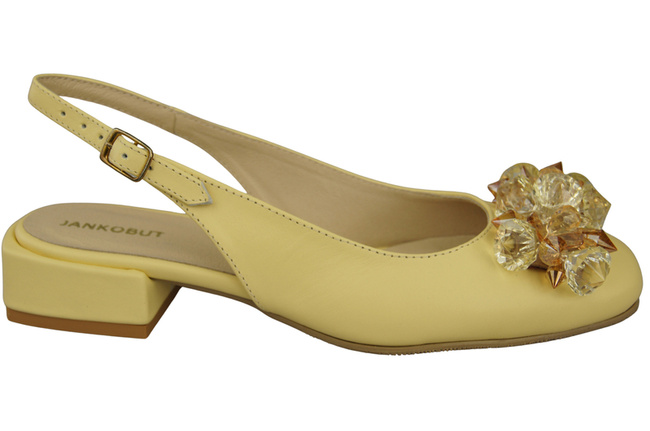 Women's Shoes Sandals with Crystals Natural Leather 215 ElitaBut