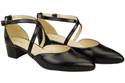 Women’s Leather Sandals with Straps Low Heel 223 ElitaBut
