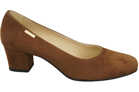 Comfortable Women's Shoes Pumps Natural Suede Leather 172 Z ElitaBut