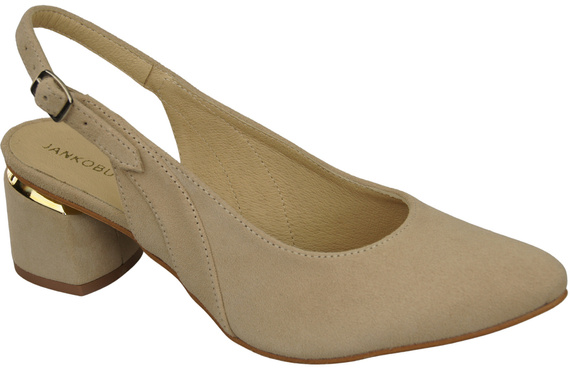 Women's Sandals in Natural Suede Leather - Elegance and Comfort 196 Z ElitaBut