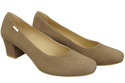 Comfortable Women's Shoes Pumps Natural Suede Leather 172 Z ElitaBut