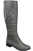 Women’s  leather boots, lined officer boots, flat 225 ElitaBut