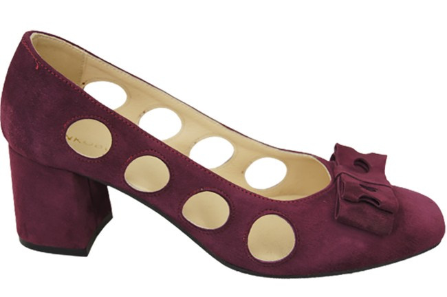 Women's shoes Pumps Natural leather suede 182 ElitaBut